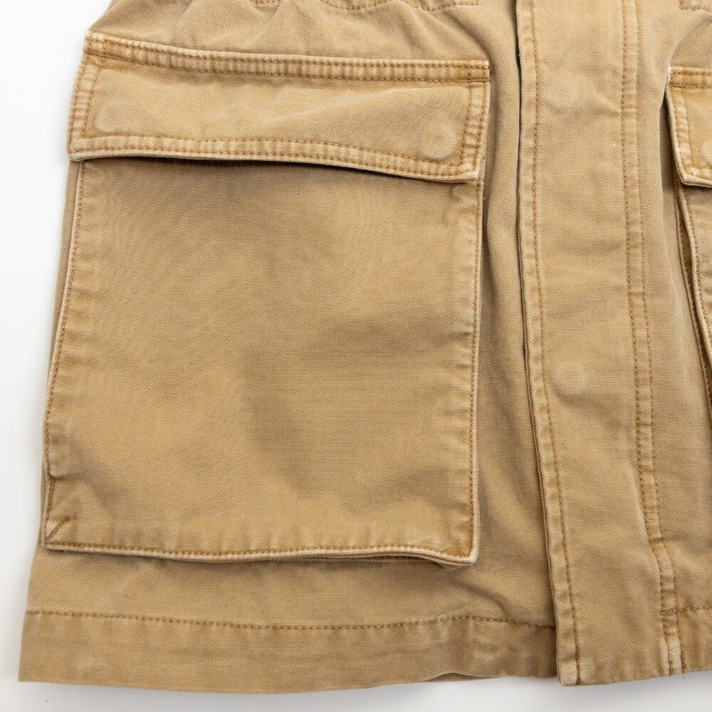 Aritzia TNA Jasper Field Jacket Relaxed Cotton Canvas Vintage Topaz Tan *Altered - Picture 7 of 16